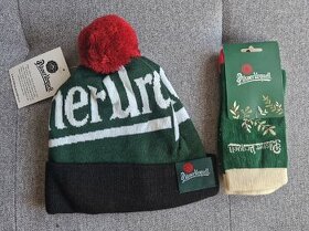 Zimná čiapka a ponožky Pilsner Urquell