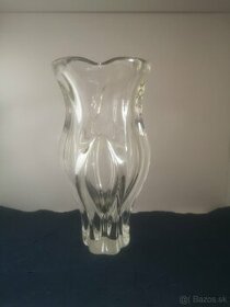 Váza - hutné sklo - J. HOSPODKA