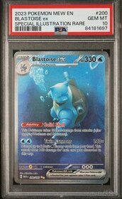 Blastoise EX 151 PSA 10 - Pokemon - 1