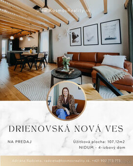 Novostavba RD NIDUM - Drienovská Nová Ves