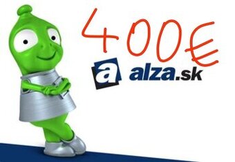 Zľavové poukazy do Alza.sk v hodnote 400€