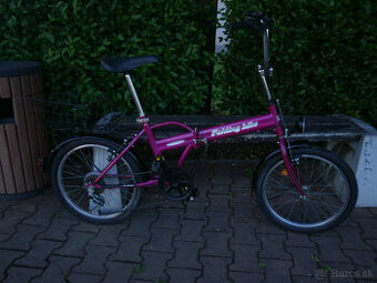 Skladací bicykel- s prehadzovačkou