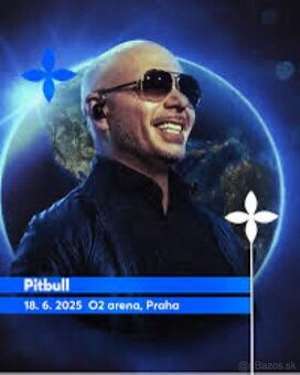 1 VIP LÍSTOK NA PRI PÓDIU : Pitbull Praha 18.06. 2025