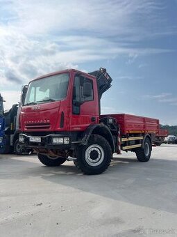 Iveco  EuroCargo 140E24 4x4+ Hydraulická ruka Hiab 144E-2Duo