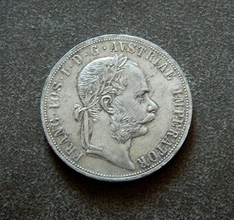 Predám 2 zlatník/florin 1878 František Jozef I.