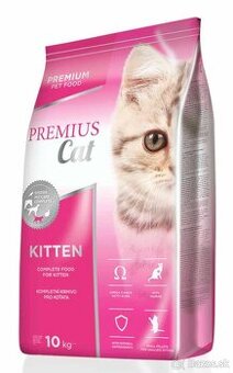 Krmivo pre mačiatka Premius 9kg a mačky Friskies 10kg
