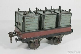 Vzácny námorný batožinový vozeň Märklin koľajnice 1 1898