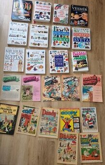 Detské encyklopédie a staré komixy