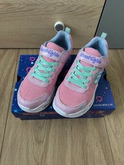 Svietiace tenisky Skechers veľ. 35