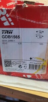 TRW GDB 1565 na Volvo xc90