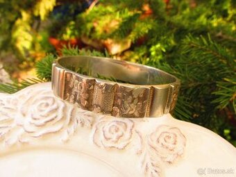 Starý strieborný náramok, Ag 900 - 1