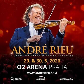 ❗André Rieu❗ O2 Aréna Praha - TOP vstupenky 30.5.2026