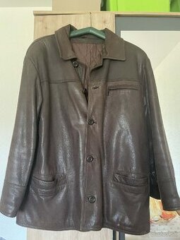 Predam pansku koženu bundu vel.54