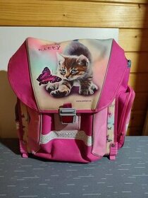 Školská taška s mačičkou + darček