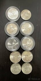 100kcs strieborné mince
