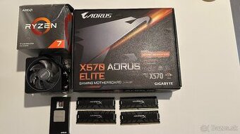 Ryzen 3700X + AORUS ELITE X570 + 32GB RAM + 850w zdroj