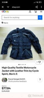 Moto bunda CycleSport XS