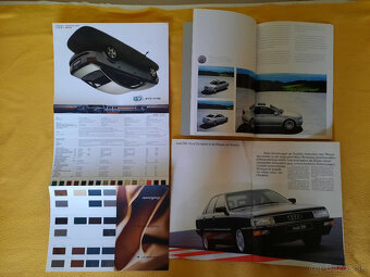 Dobove retro letaky prospekty automobilov
