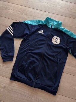 Mikina ADIDAS s emblemom skoly - TOP STAV - VEL S