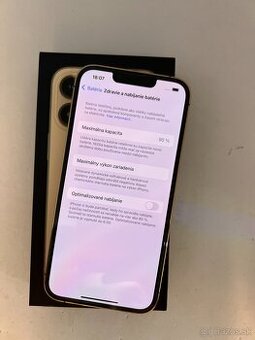 IPHONE 13 PRO GOLD 128GB ZÁRUKA - STAV AKO NOVÝ