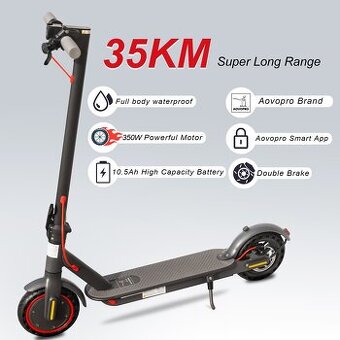 Nová 350W elektrokolobežka s rýchlosťou 30 km/h