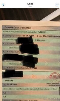 Predám alebo rozpredam Fiat Doblo 1,9 jtd