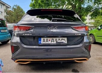 Kia  logo cierne /nalepky/