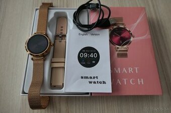 Predám smart hodinky, s kovovým aj PU remienkom  10,-€