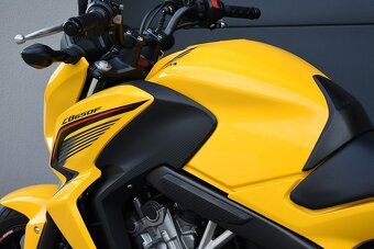 Yellow Camaro color Honda cb650F ABS r. 2017 14 tis. km - SK