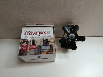 5 lopatkovy krbovy ventilator stove fan 40€