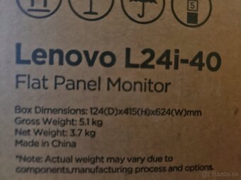 Monitor lenovo 24'