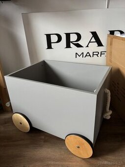 Drevený vozík na hračky Lotta