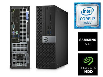DELL OptiPlex 7040 SFF, i7-6700, 16GB RAM, 512GB SSD, RW,W11