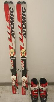 Lyže 120 CM+ lyžiarky