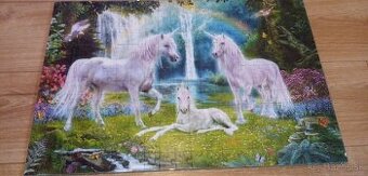 Predám detské puzzle jednorožci
