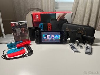 Nintendo Switch 128GB + FC26 + Zelda príslušenstvo