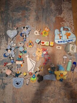 Predám tieto detské hračky zvonkohry fľašky a ostastne