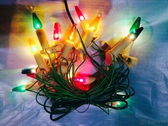 Predám vianočné svetlá Zlatokov - T4 (Sviečky)