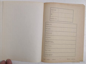 Traktorový denník nevyplnený