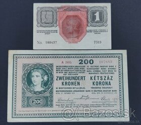 Bankovky Rakúsko-Uhorsko Kronen vzácnejšie