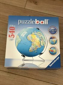 Globus puzzle ball 540 - komplet