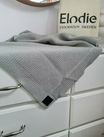 Vlnená pletená deka - Mineral Green Elodie Details - 1