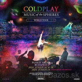 Coldplay Budapešť 19.6.2024