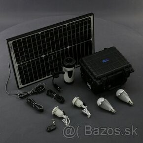 Predám solárny kufríkový systém USB/DC/AC 2xLEDZ