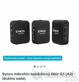 Synco mikrofón bezdrôtový