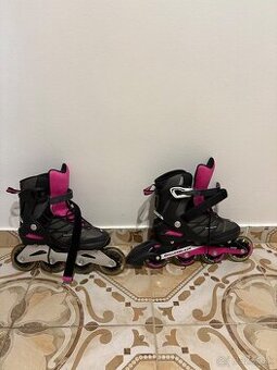 Rollerblade dámske ružové korčule ako nove