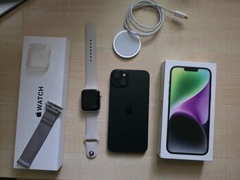 Iphone 15 plus, 128 GB + apple watch