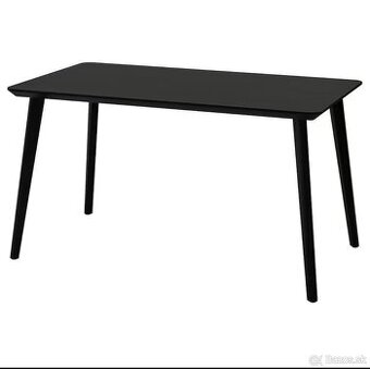 IKEA stôl “Lisabo” + Jysk jedálenské stoličky 5 ks