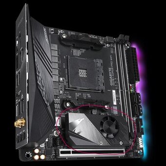 Kúpim originál M.2 heatsink na Gigabyte X570I