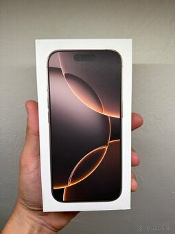 iPhone 16pro 256gb Desert titanium